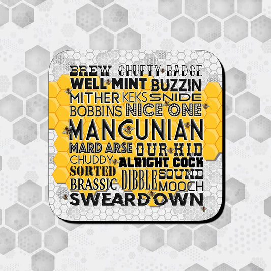 MANCUNIAN SLANG COASTER