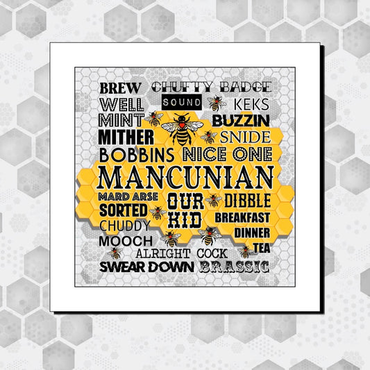 MANCUNIAN SLANG PRINT